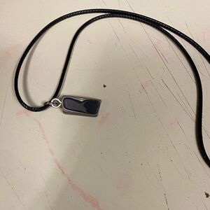 Black Pendant Necklace